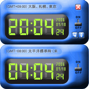 表示するページなし（DigitalClock）