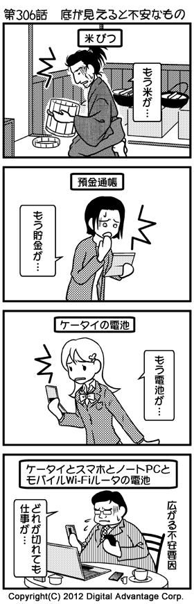 がんばれ！ アドミンくん　第306話 底が見えると不安なもの