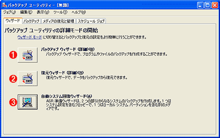 自動システム回復の準備
