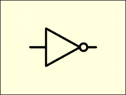 MIL記号によるNOTゲート