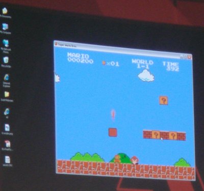 Flash Player 10上で動作する「スーパーマリオブラザーズ」